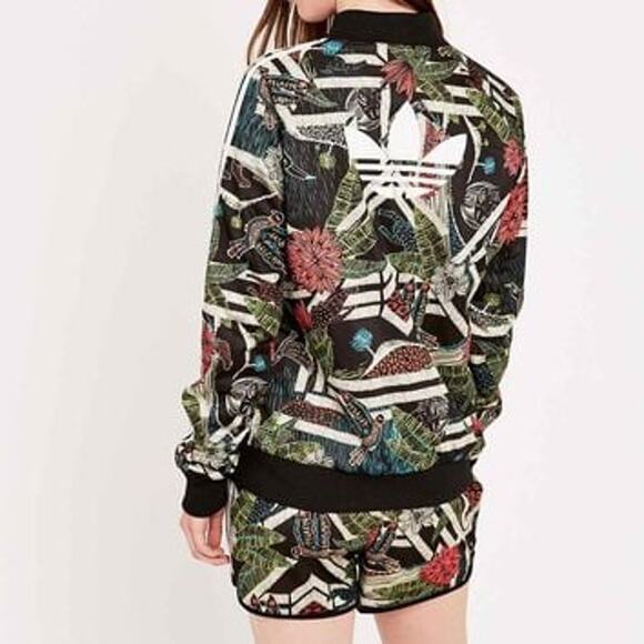 Adidas Xilofloresta Jacket Superstar Farm Tropical Jungle Sz Small - Picture 16 of 16